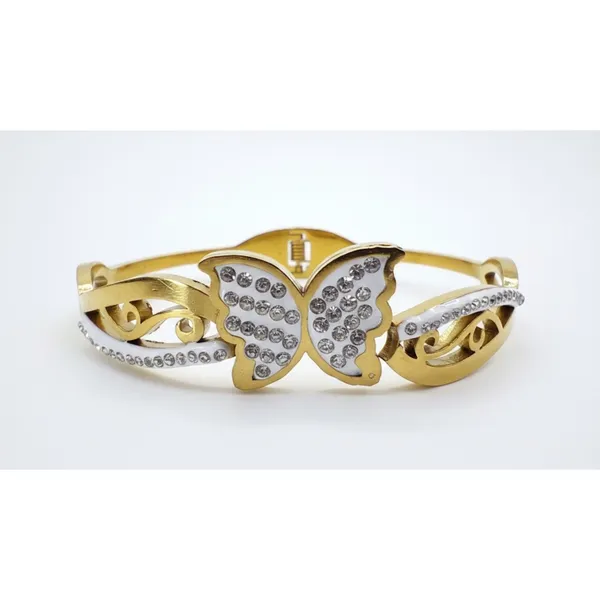Gold_Silver_Tone_Crystal_Butterfly_Hinged_Bracelet_For_Women_(BRSSCF-29)