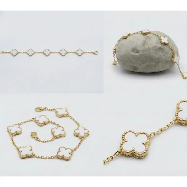 Gold_Stainless_Steel_White_Mother_Of_Pearl_Clover_Charm_Bracelet_For_Women_(BRSSCN-01A)