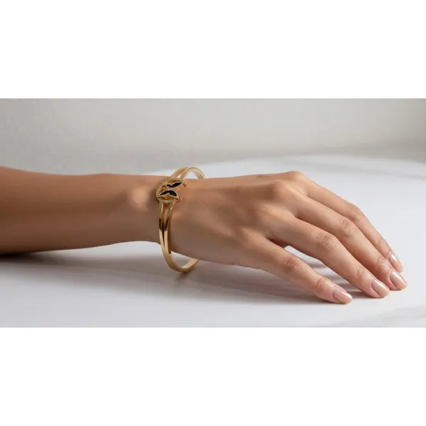 Gold_Stainless_Steel_Butterfly_Motif_Enamel_Bangle_Bracelet_For_Women_(BRSSCF-19)