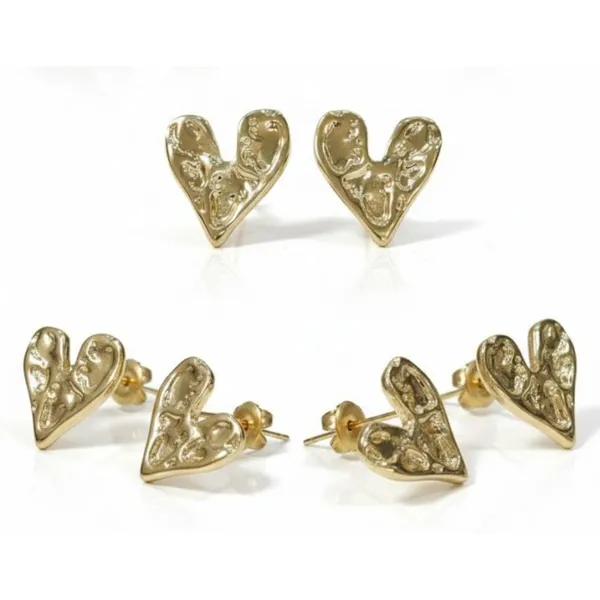 Gold_Stainless_Steel_Textured_Heart_Stud_Earrings_For_Women_(ERSS-12)