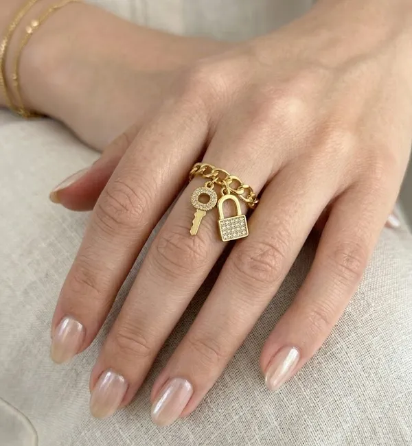 Silver_Stainless_Steel_Starfish_Charm_Adjustable_Ring_For_Women_(RGSS-23)