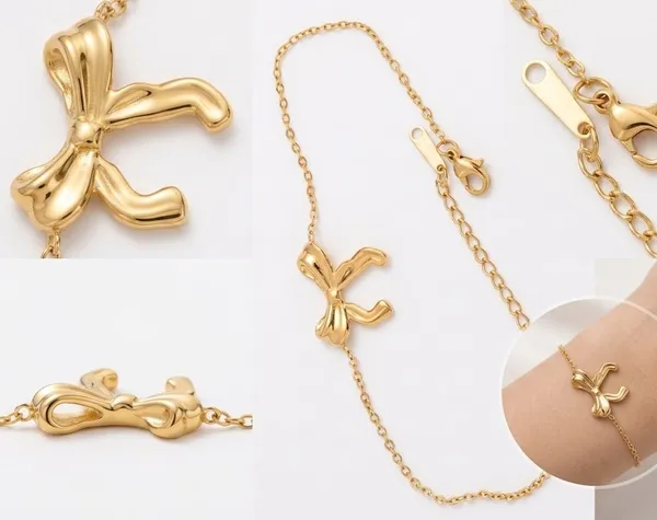 Gold_Stainless_Steel_Balloon_Dog_Charm_Chain_Bracelet_For_Women_(BRSSCN-07)