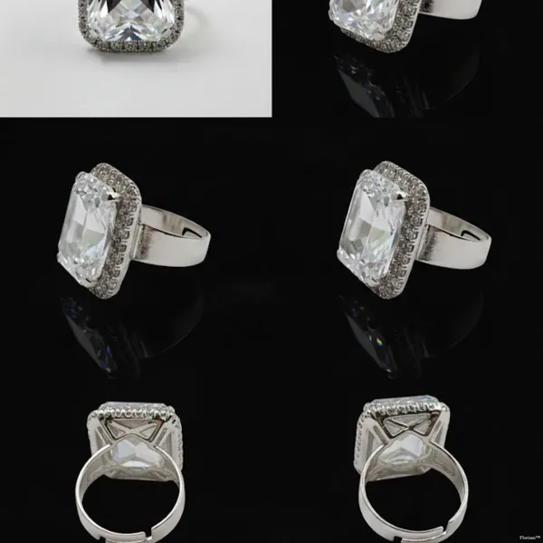 Silver_Metal_Emerald_Cut_Crystal_Halo_Ring_For_Women_(RGMT-01A)