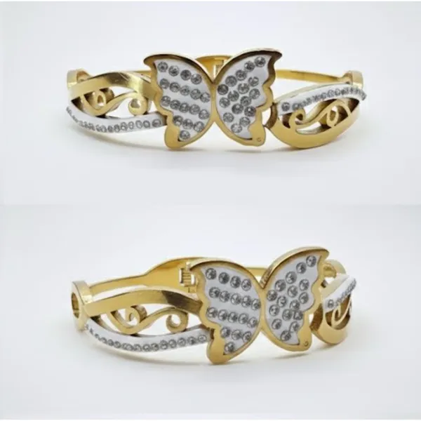 Gold_Silver_Tone_Crystal_Butterfly_Hinged_Bracelet_For_Women_(BRSSCF-29)