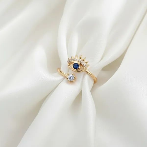 Gold_Stainless_Steel_Evil_Eye_Blue_Stone_Crystal_Ring_For_Women_(RGSS-34)