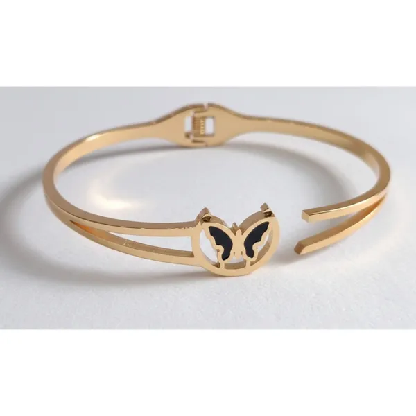 Gold_Stainless_Steel_Butterfly_Motif_Enamel_Bangle_Bracelet_For_Women_(BRSSCF-19)