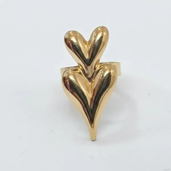 Gold_Stainless_Steel_Sculptural_Double_Heart_Adjustable_Ring_For_Women_(RGSS-21)