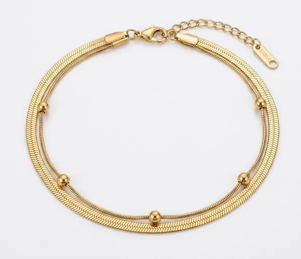 Gold_Stainless_Steel_Double_Layered_Beaded_Anklet_For_Women_(ANSS-08)