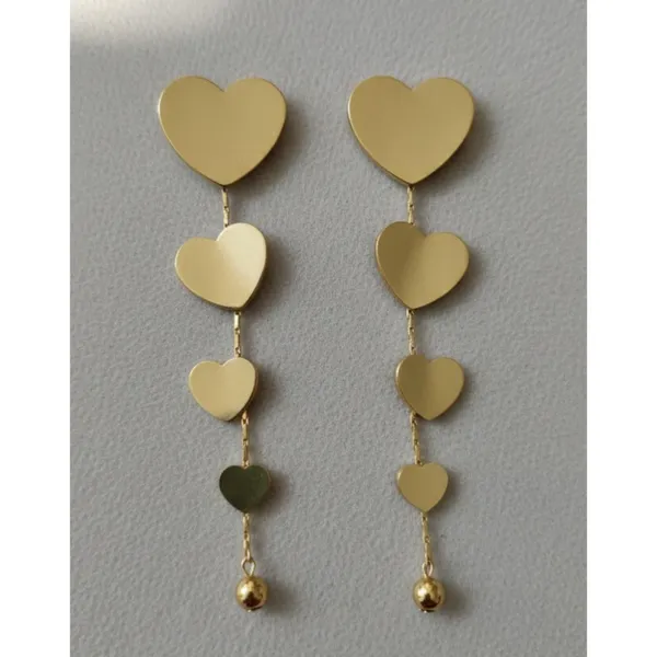 Gold_Stainless_Steel_Cascading_Heart_Drop_Earrings_For_Women_(ERSS-05)