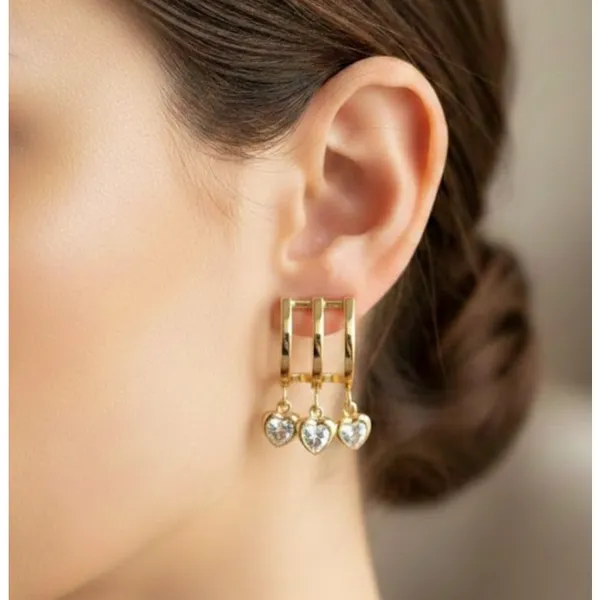 Gold_Stainless_Steel_Triple_Band_Heart_Charm_Stud_Earrings_For_Women_(ERSS-03)