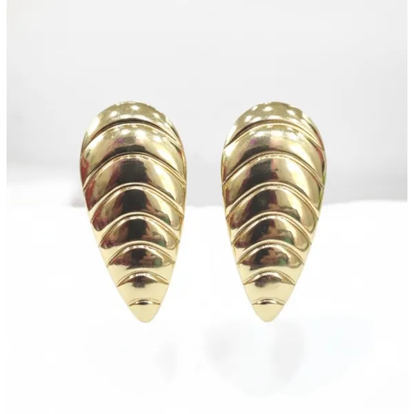 Gold_Stainless_Steel_Spiral_Cone_Ribbed_Stud_Earrings_For_Women_(ERSS-17)