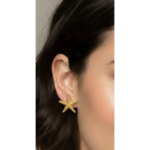 Gold_Stainless_Steel_Starfish_Stud_Earrings_For_Women_(ERSS-16)