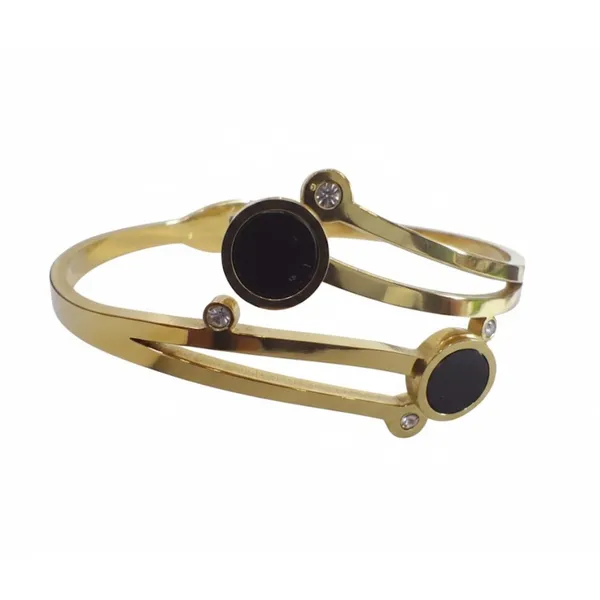 Gold_Stainless_Steel_Black_Stone_Wrap_Around_Crystal_Accent_Bracelet_For_Women_(BRSSCF-25)