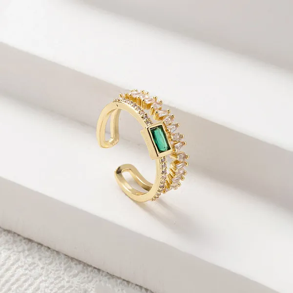 Gold_Plated_Green_Stone_Adjustable_Double_Band_Ring_For_Women_(RGSS-35)