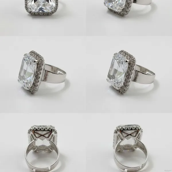 Silver_Metal_Emerald_Cut_Crystal_Halo_Ring_For_Women_(RGMT-01A)