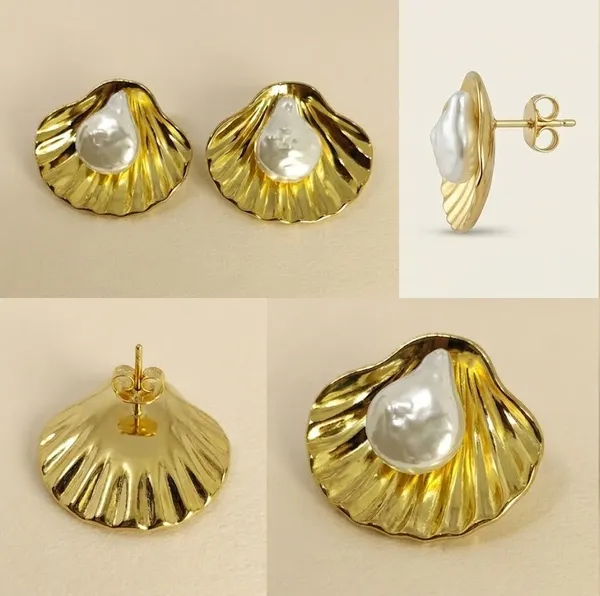 Gold_Plated_Shell_Pearl_Stud_Earrings_For_Women_(ERSS-25)