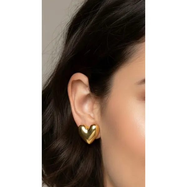 Gold_Stainless_Steel_Chunky_Heart_Stud_Earrings_For_Women_(ERSS-13)