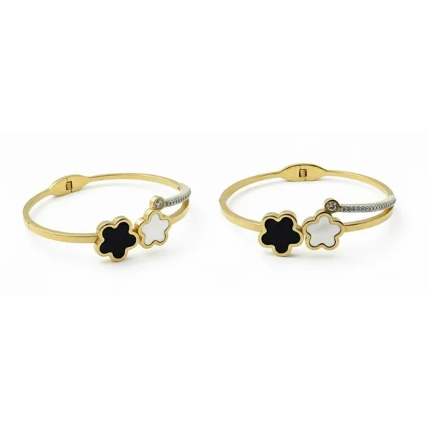Gold_Stainless_Steel_Floral_Enamel_Bangle_Bracelet_For_Women_(BRSSCF-34)