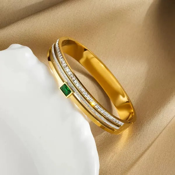 Gold_Stainless_Steel_Crystal_Studded_Emerald_Accent_Bangle_Bracelet_For_Women_(BRSSCF-46)
