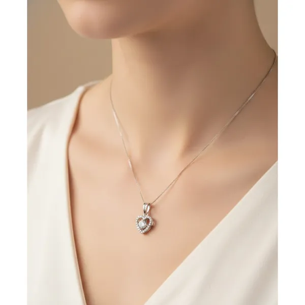 Silver_Stainless_Steel_Crystal_Heart_Pendant_Necklace_For_Women_(PNSS-11)