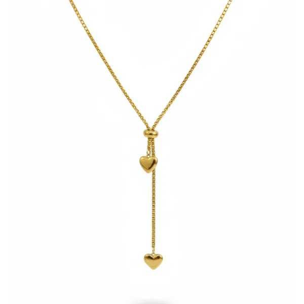 Gold_Stainless_Steel_Dual_Heart_Lariat_Necklace_For_Women_(PNSS-21)