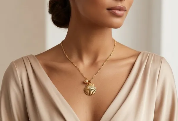 Gold_Stainless_Steel_Shell_Pearl_Charm_Pendant_Necklace_For_Women_(PNSS-41)