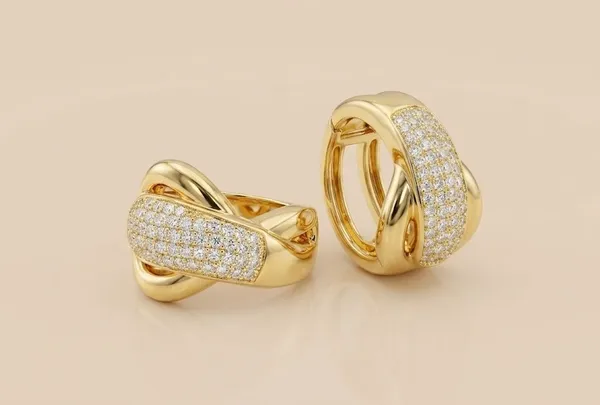 Gold_Metal_Cz_Studded_Twist_Hoop_Earrings_For_Women_(ERAD-06)
