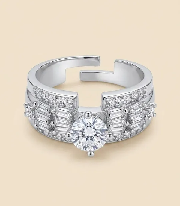 Silver_Stainless_Steel_Cubic_Zirconia_Solitaire_Adjustable_Ring_For_Women_(RGSS-29)
