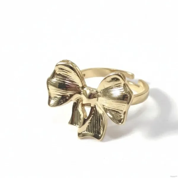 Gold_Stainless_Steel_Bow_Design_Adjustable_Statement_Ring_For_Women_(RGSS-14)