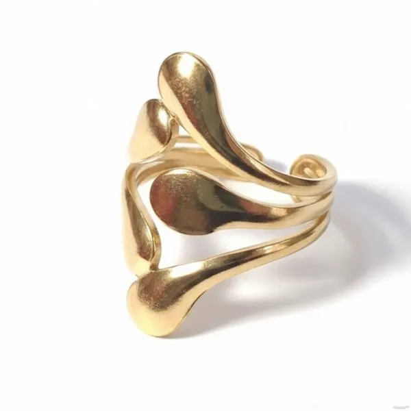 Gold_Stainless_Steel_Abstract_Sculptural_Adjustable_Ring_For_Women_(RGSS-12)