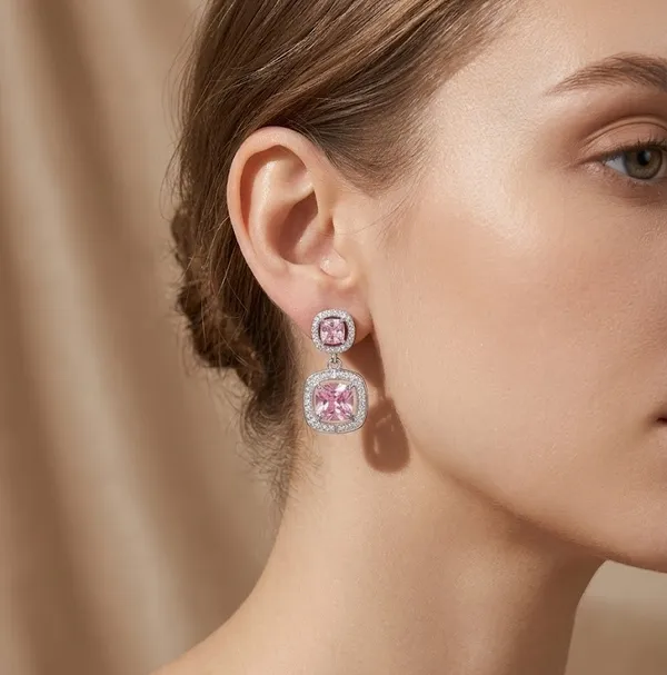 Silver_Pink_Cubic_Zirconia_Cushion_Halo_Drop_Earrings_For_Women_(ERAD-02A)