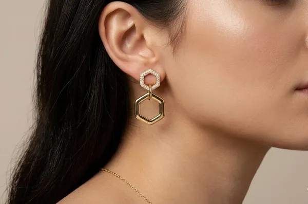 Gold_Stainless_Steel_Hexagon_Geometric_Crystal_Drop_Earrings_For_Women_(ERSS-39)