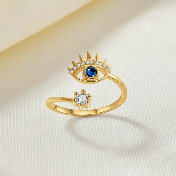 Gold_Stainless_Steel_Evil_Eye_Blue_Stone_Crystal_Ring_For_Women_(RGSS-34)
