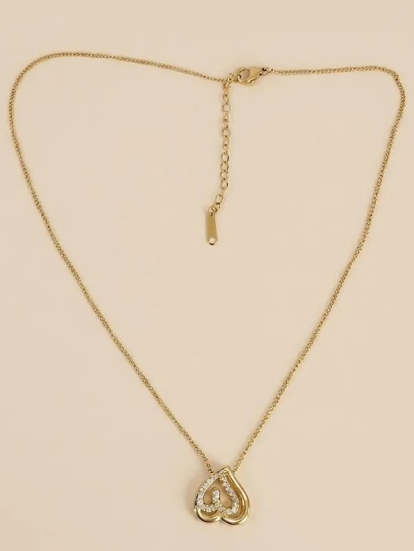 Gold_Stainless_Steel_Double_Heart_Crystal_Pendant_Necklace_For_Women_(PNSS-44)