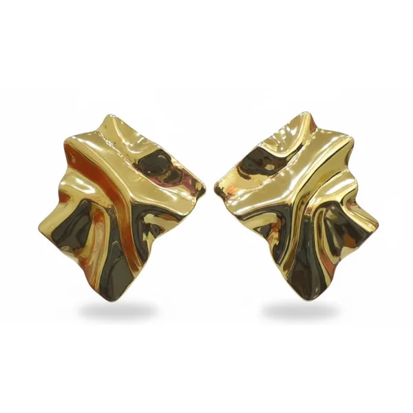 Gold_Stainless_Steel_Sculptural_Twisted_Statement_Stud_Earrings_For_Women_(ERSS-23)
