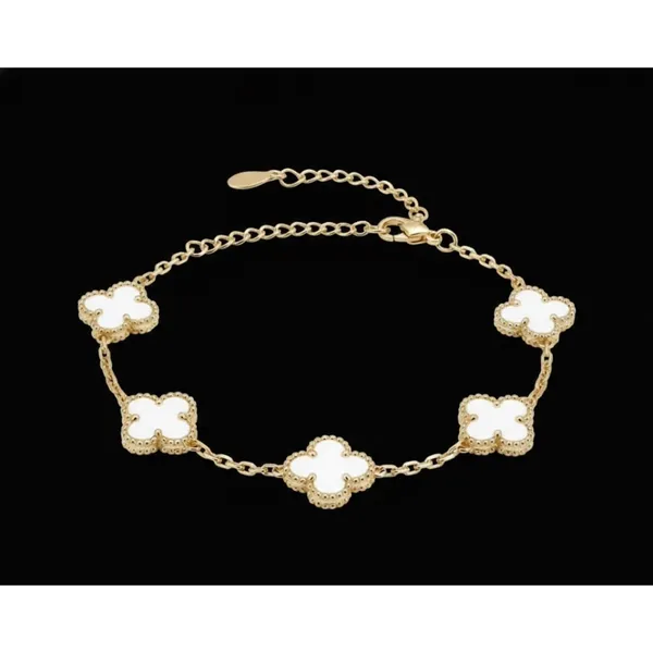 Gold_Stainless_Steel_White_Mother_Of_Pearl_Clover_Charm_Bracelet_For_Women_(BRSSCN-01A)