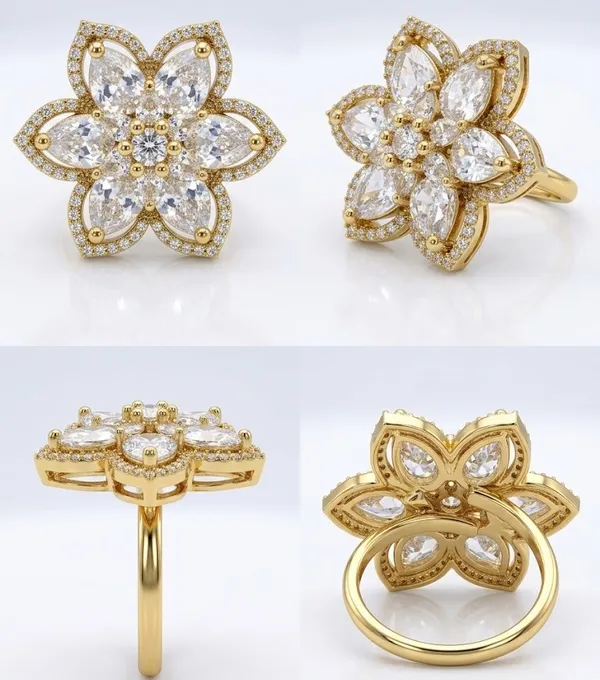 Gold_Plated_Floral_Cubic_Zirconia_Pave_Adjustable_Ring_For_Women_(RGSS-31A)