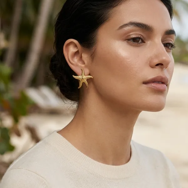Gold_Stainless_Steel_Starfish_Stud_Earrings_For_Women_(ERSS-16)