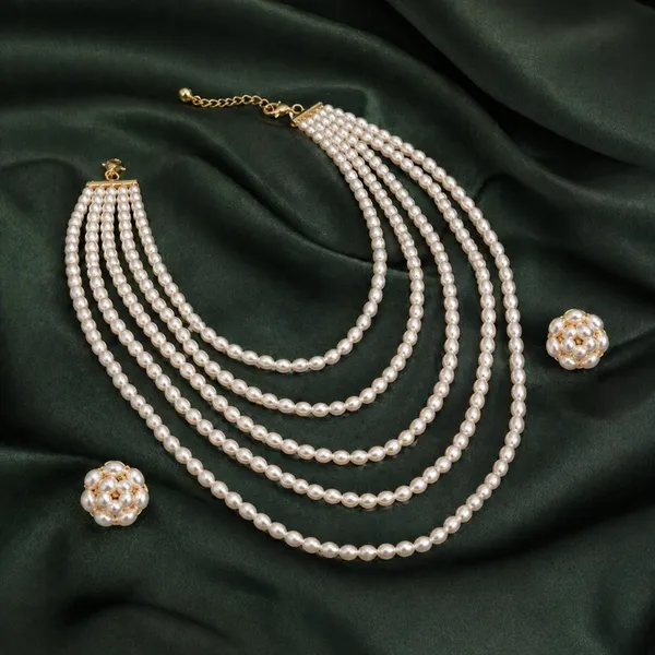 Elegant_Multi-Layer_Pearl_Necklace_Set