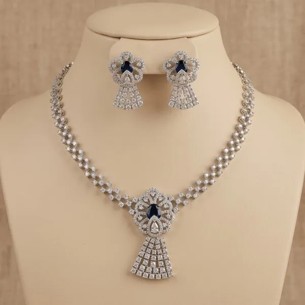 Midnight_Sapphire_Floral_Necklace_Set