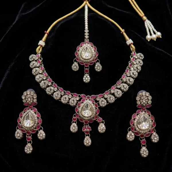 Ruby_Crystal_Designer_Jewelry_Set