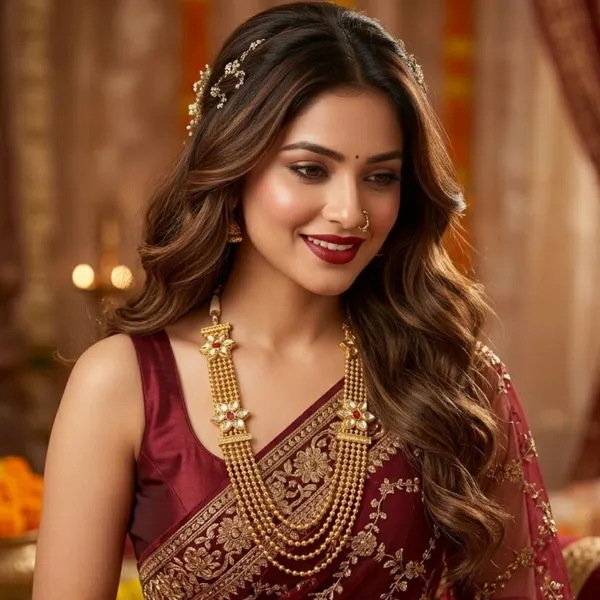 Noor_Multi-Layered_Gold_Bead_&_Kundan_Floral_Mala