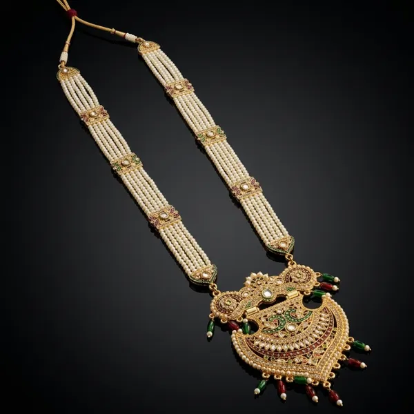Rajwada_Heritage_Kundan_&_Pearl_Haar_Set
