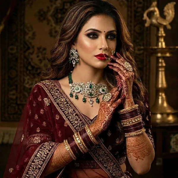 Royal_Emerald_Peacock_Polki_Choker_Set
