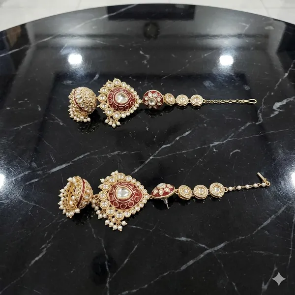 Zeenat_Ruby_Bridal_Choker_Set