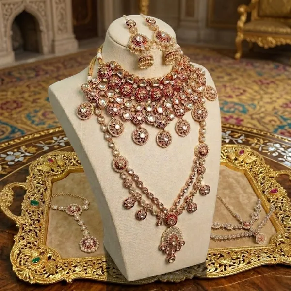 Zeenat_Ruby_Bridal_Choker_Set