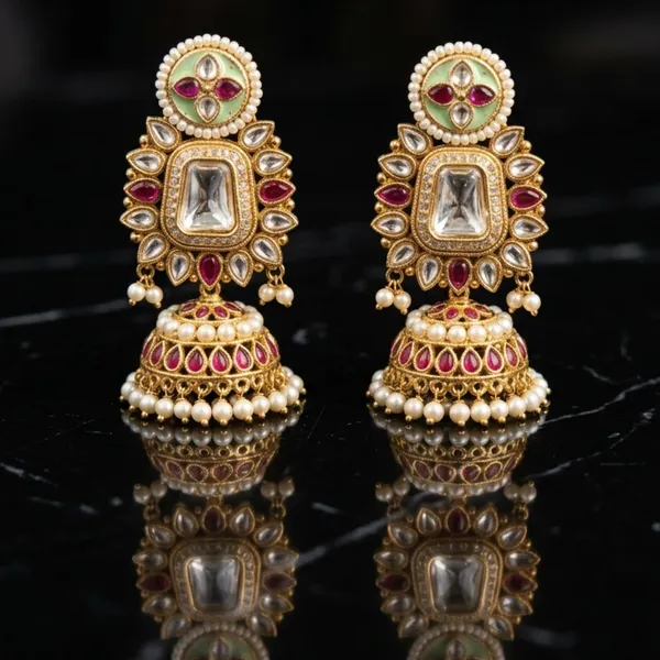 Zoya_Meenakari_&_Kundan_Bridal_Choker_Set_With_Matching_Jhumkas