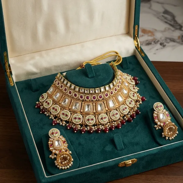 Zoya_Meenakari_&_Kundan_Bridal_Choker_Set_With_Matching_Jhumkas