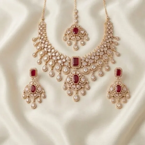 Ruby_Elegance_Polki_Choker_Set