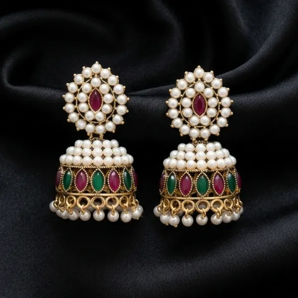 Royal_Pearl-Encrusted_Ruby_&_Emerald_Jhumkas